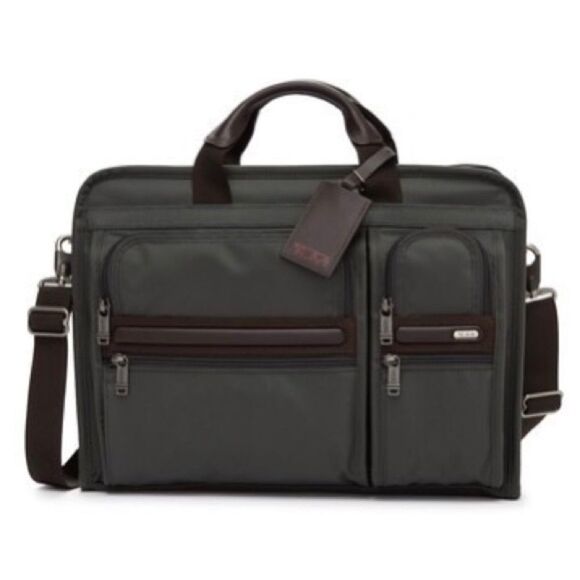 Tumi Compact Large Screen Nylon Computer Brief - Picture 1 of 8